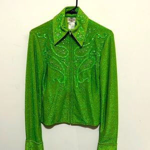 Rods ladies small Western show shirt.  Used in fair condition.